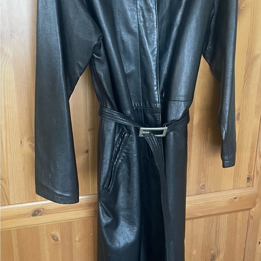 SALE📍📍📍Neto lambskin leather overcoat size small - Picture 2 of 7
